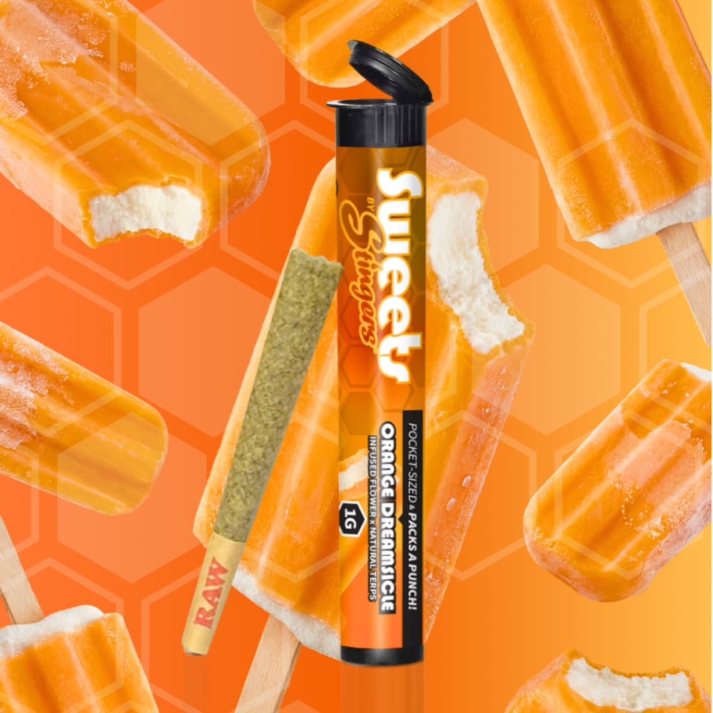 Stingers Sweets - Orange Dreamsicle Infused Pre-Roll (1g)