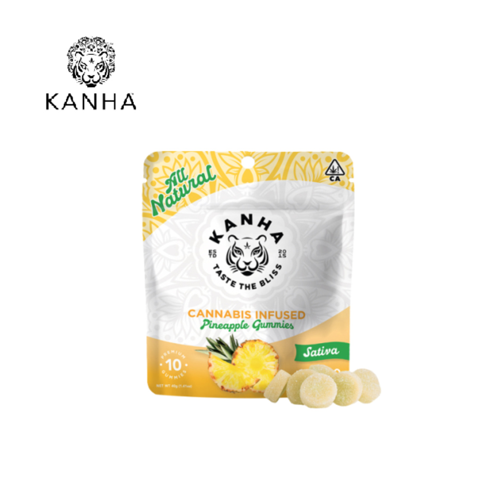 PINEAPPLE 100MG 10 PACK GUMMIES