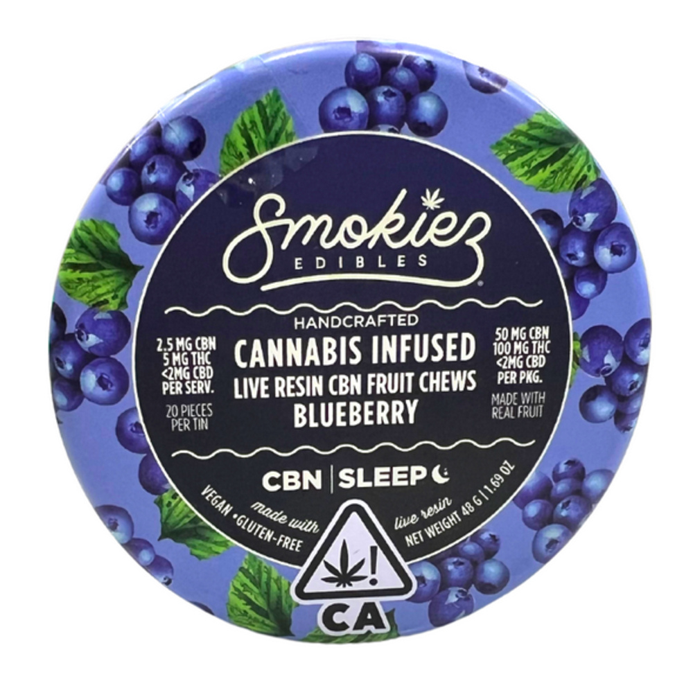 1:2 CBN Sour Blueberry [20pk] (100mg THC/50mg CBN)