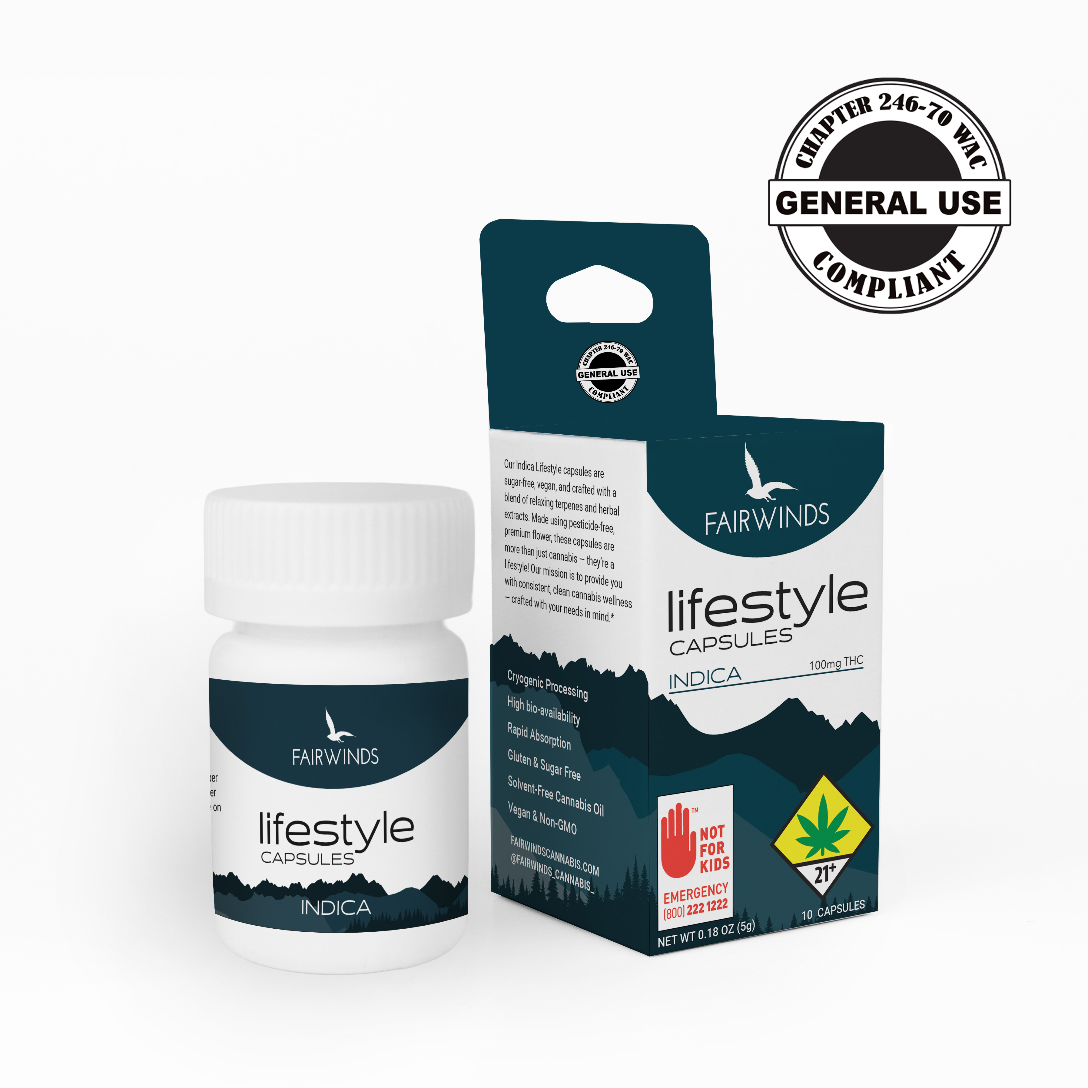 Lifestyle Indica [10pk] (100mg THC)