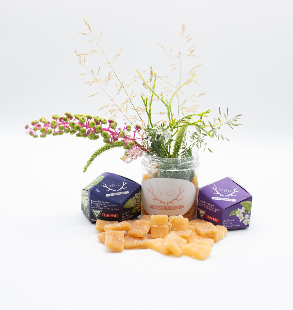 Elderberry 4:1 CBN + Indica Enhanced Gummies | 200mg THC:50mg CBN