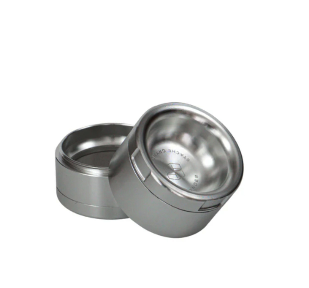 4 Piece Grynder - Silver