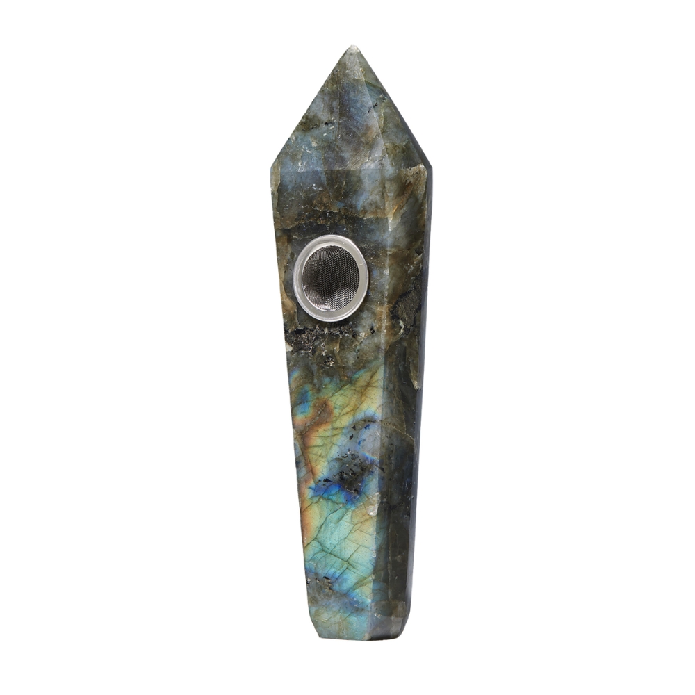Gemstone Pipe Labradorite