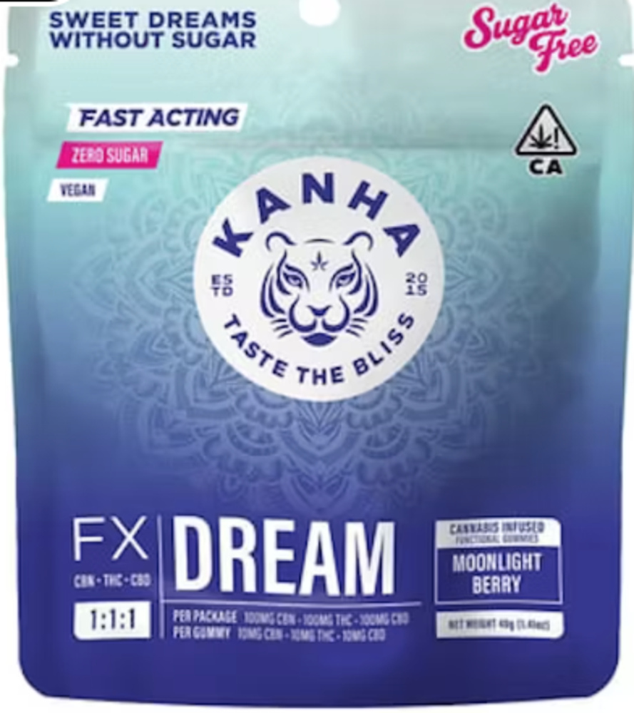 1:1:1 Moonlight Berry DREAM [10pk] (100mg CBD/100mg THC/100mg CBN)