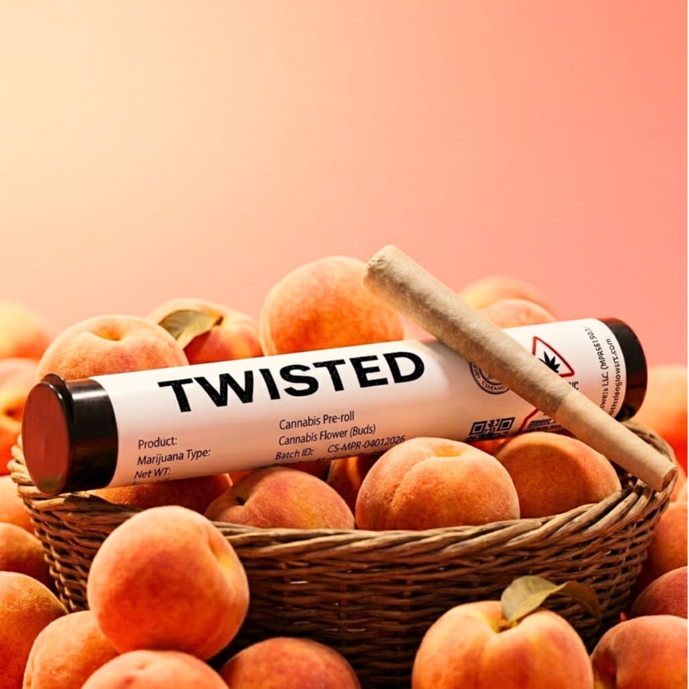 Twisted Buds - Peach Paradise Infused Pre-Roll (1g)