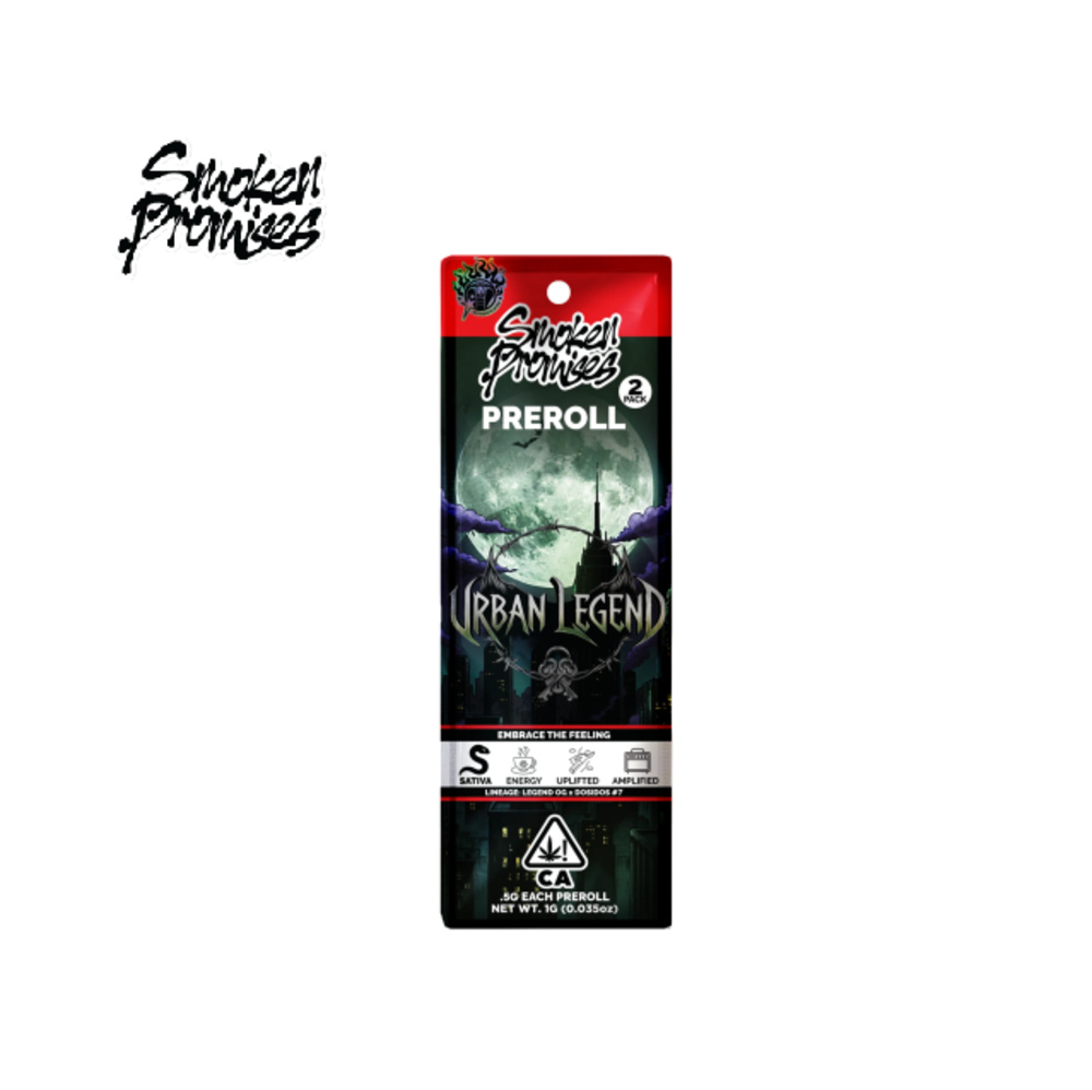 URBAN LEGEND 1G 2 PACK PREROLLS