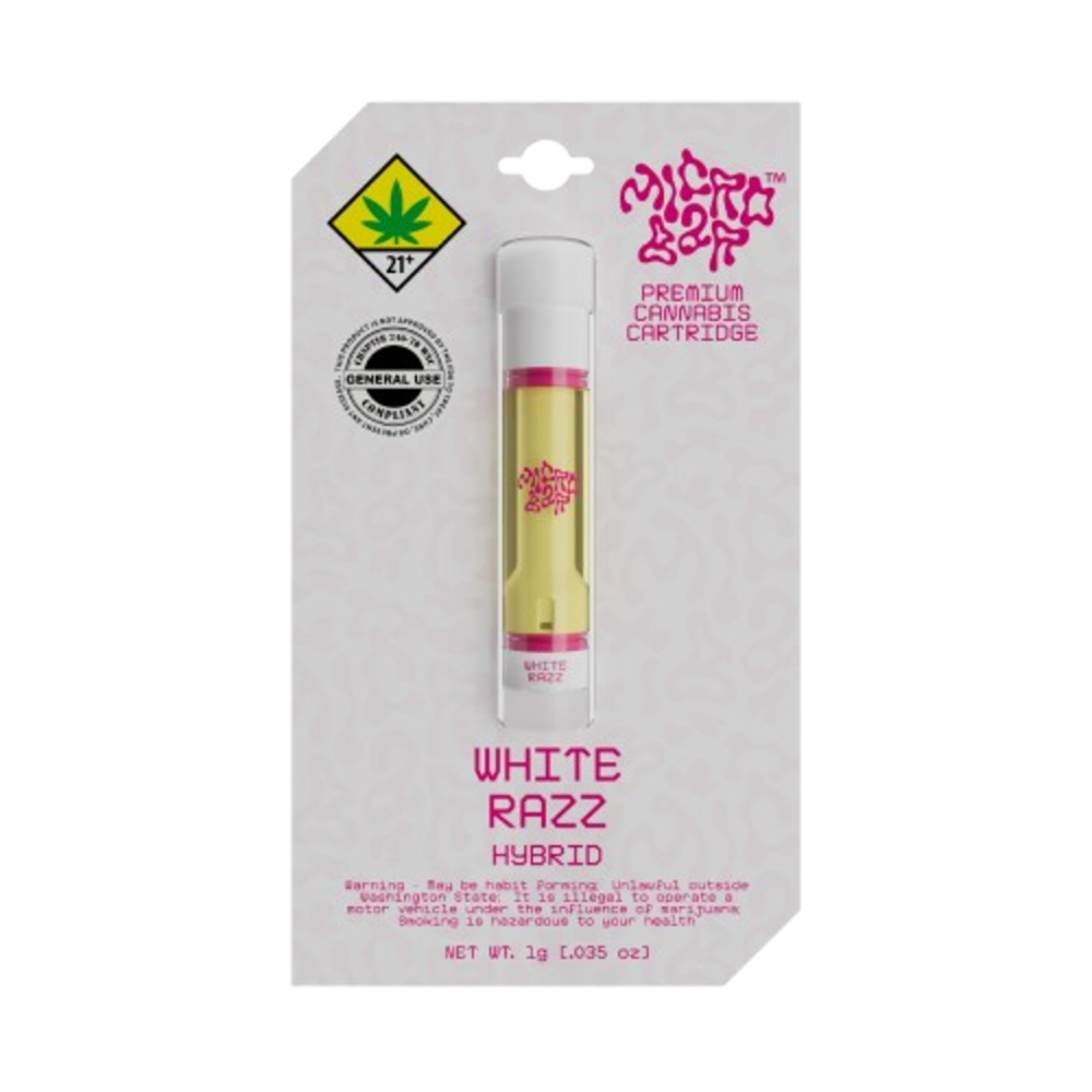 Micro Bar White Razz - 1G - 510 Cart