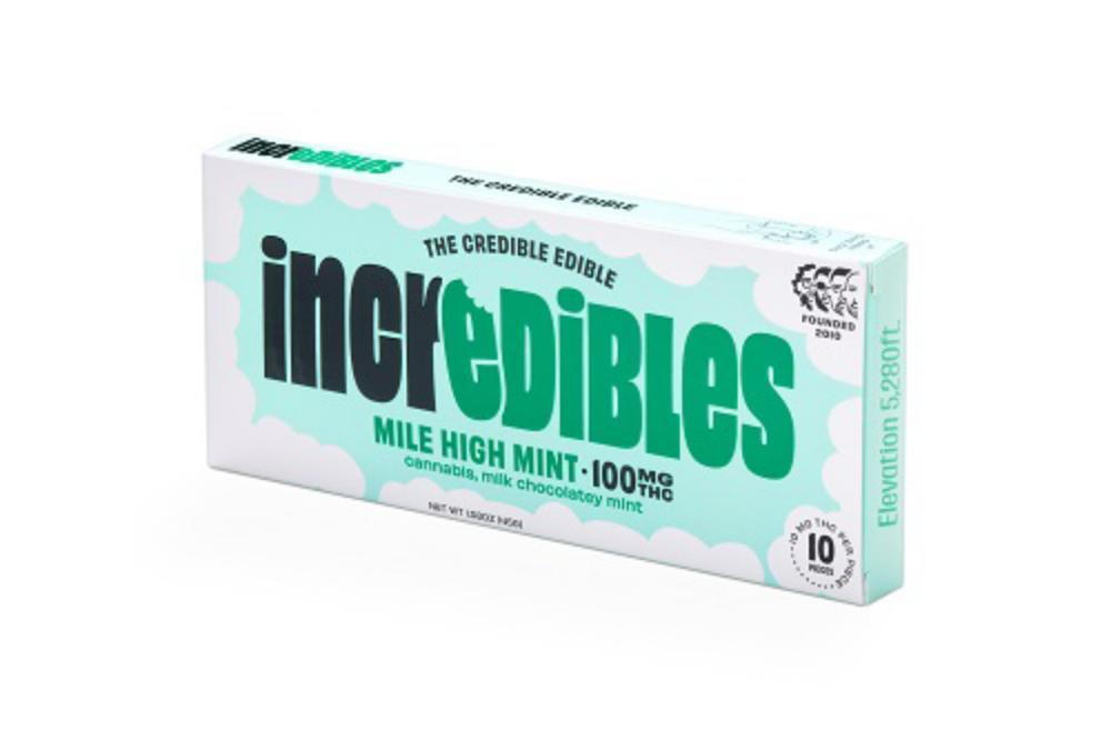 incredibles - Mile High Mint - Chocolate - 100mg