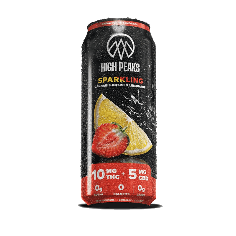 Sparkling Strawberry Lemonade [12oz] (10mg THC/5mg CBD)