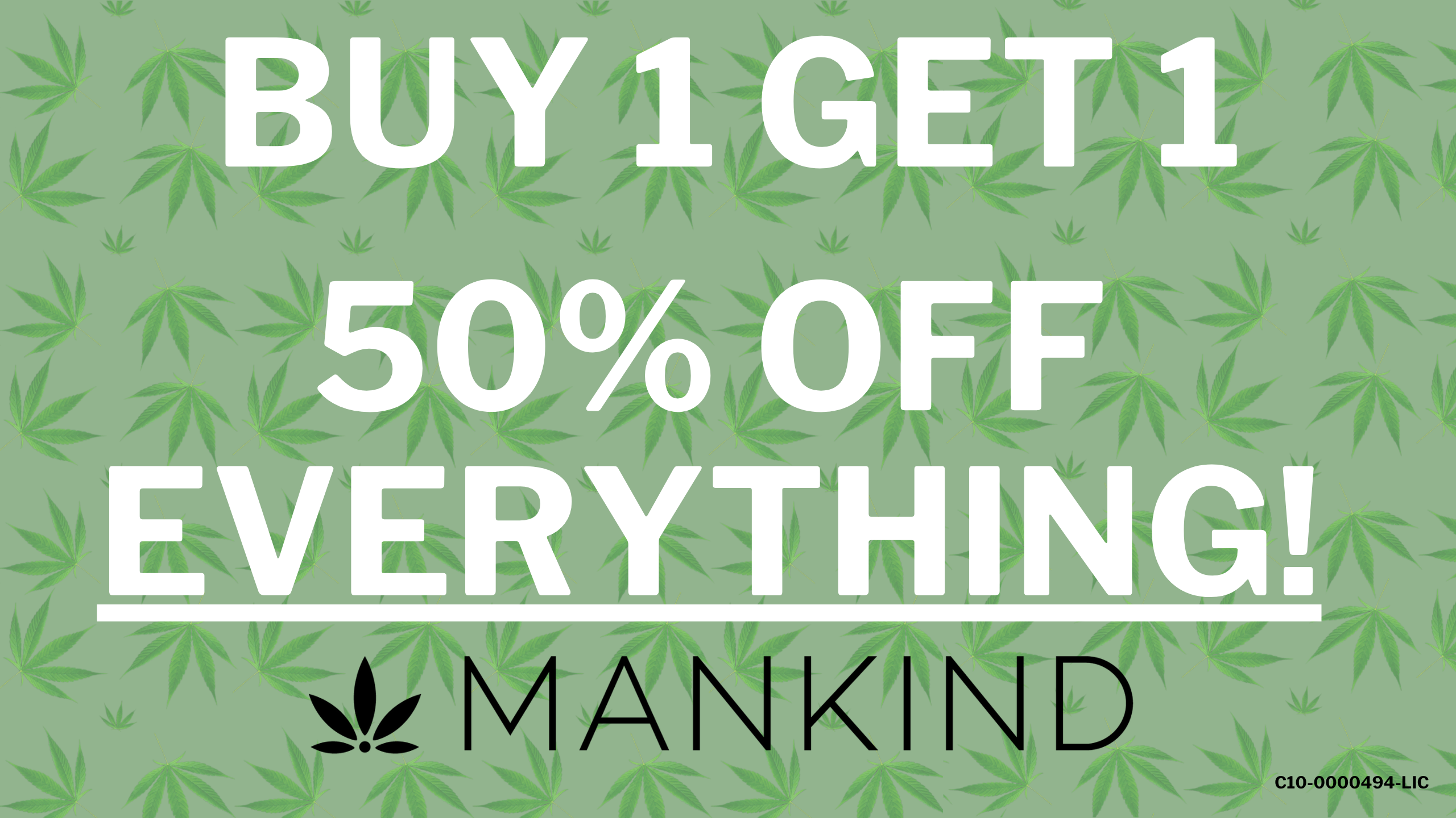 BUY 1 GET 1 50% OFF! special photo