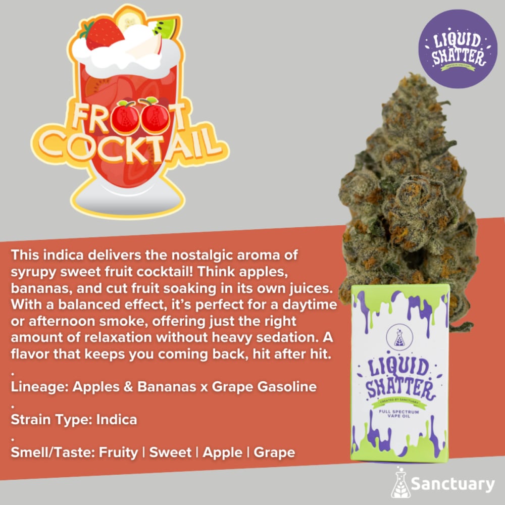 Sanctuary  Froot Cocktail Liquid Shatter Cartridge  *NP