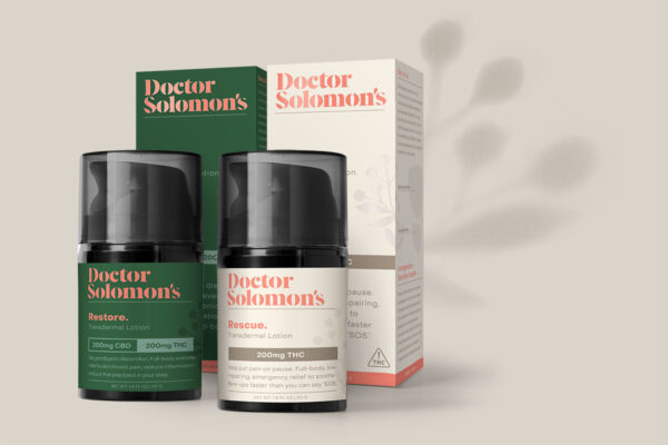 Doctor Solomon's Rescue THC Rich Transdermal Lotion 200mg THC