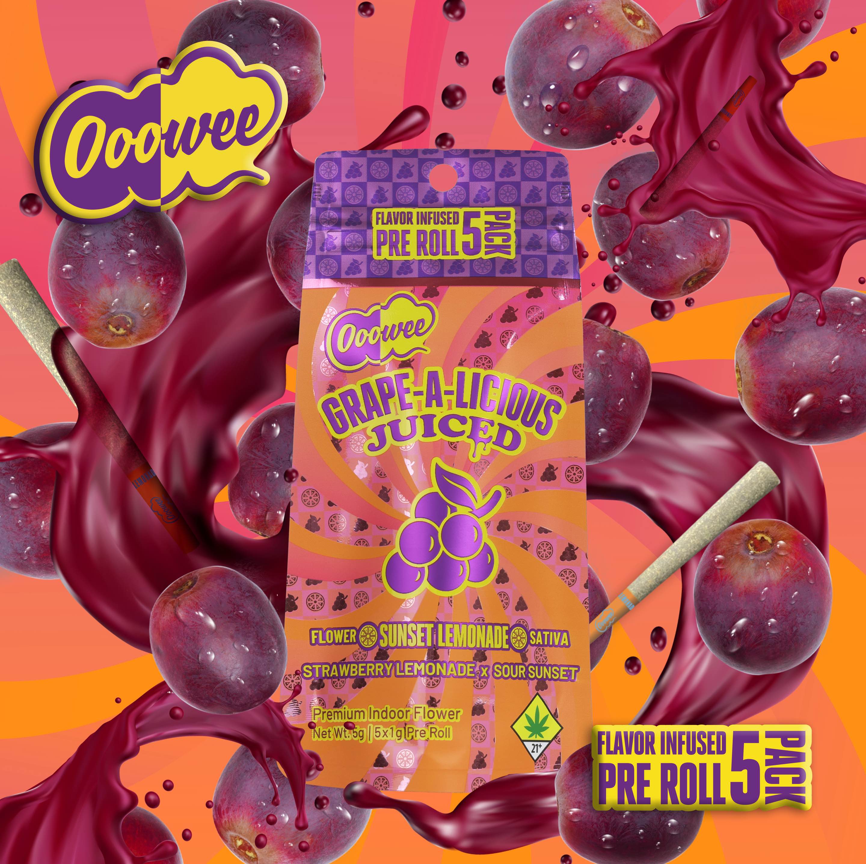 Shop Grape-alicious x Sunset Lemonade (5x 1G) | Remedy Tulalip