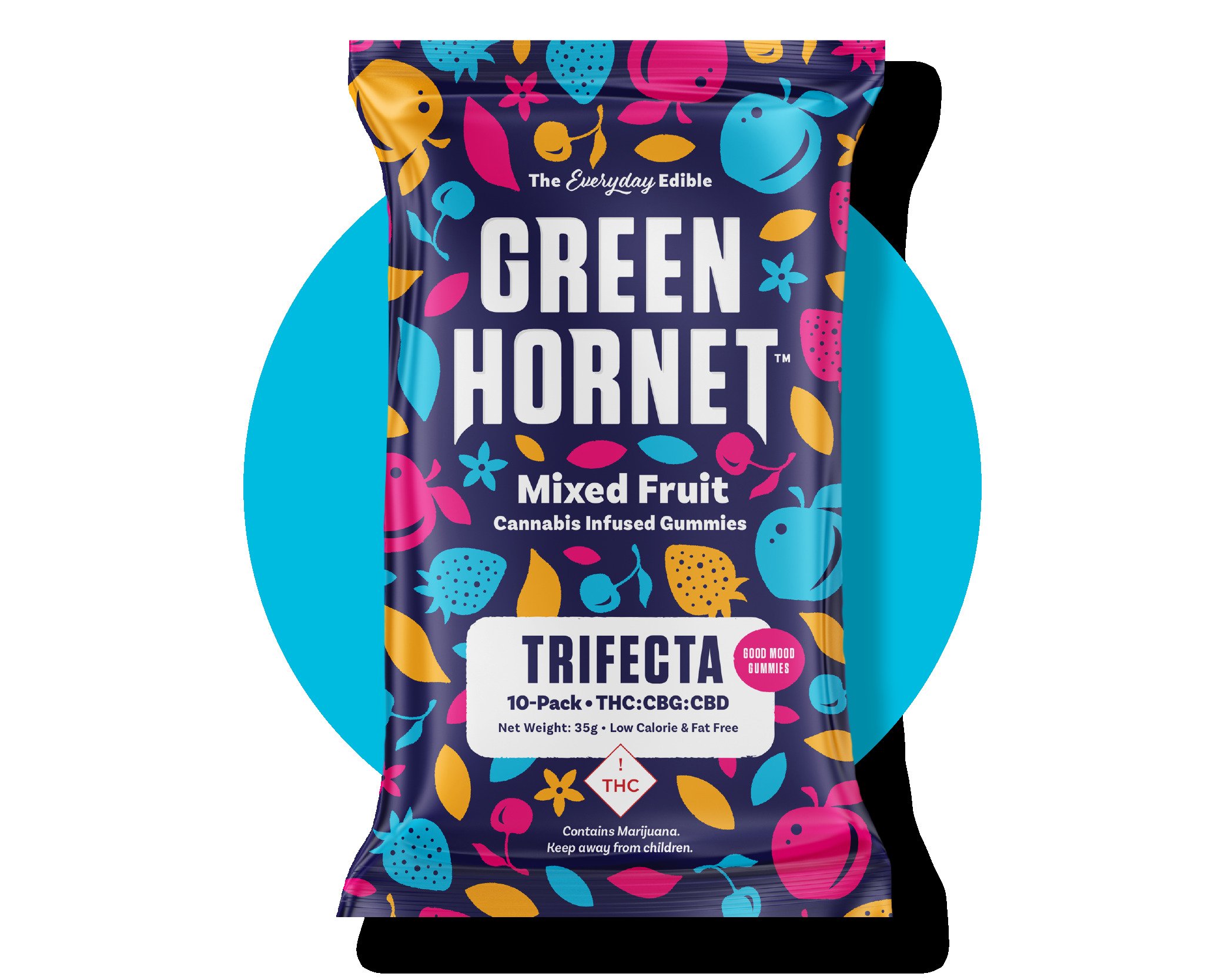 Shop 1:1:1 Trifecta - Mixed Fruit (100mg) | The Happy Camper