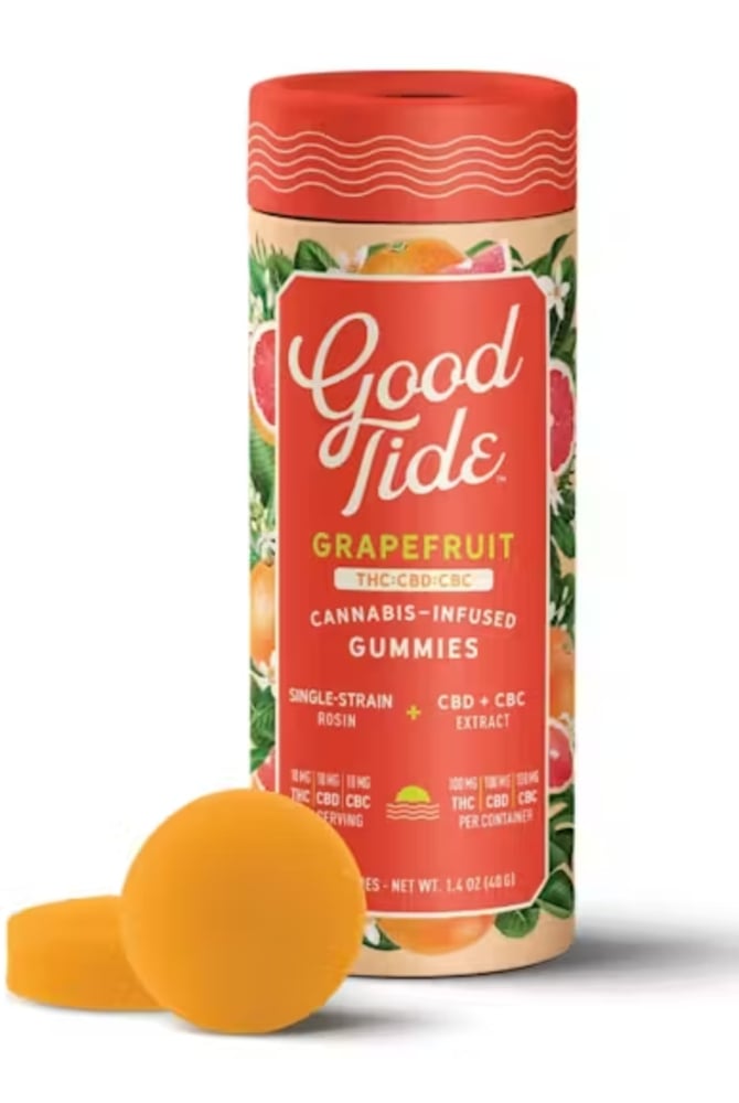Grapefruit 1:1:1 CBD + CBC Single-Strain Rosin Gummies