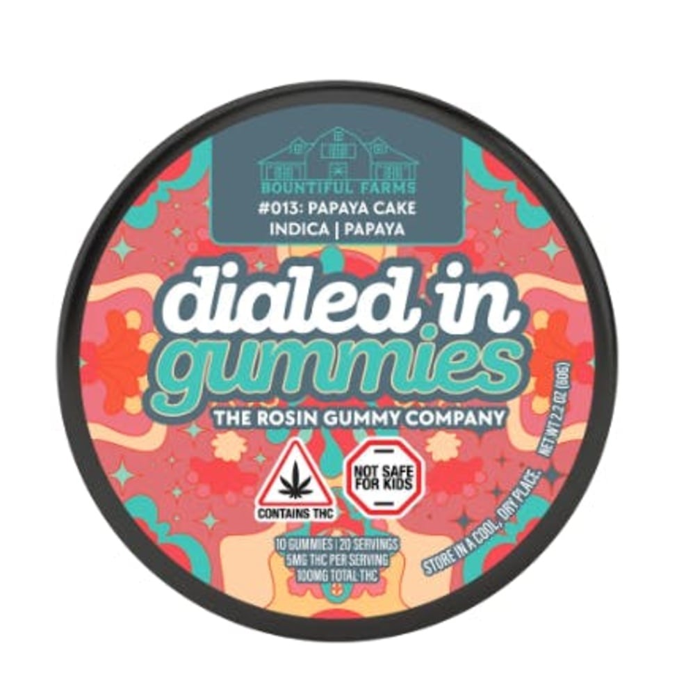 100mg - Papaya Cake #013 - Rosin Gummies (10pk)