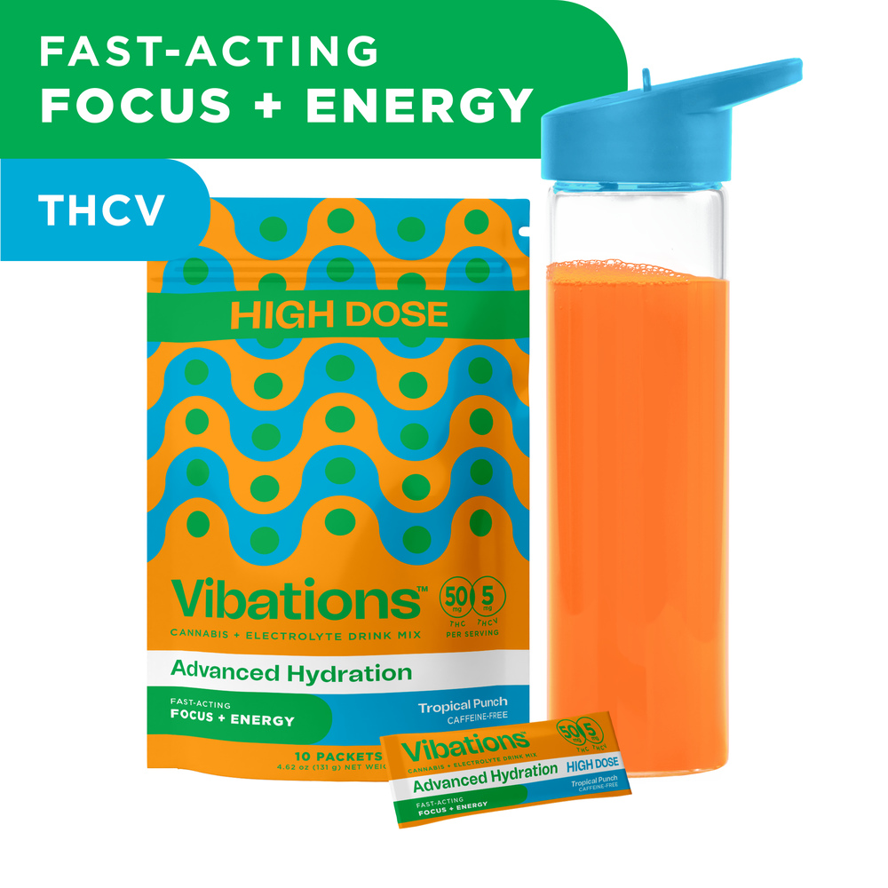 Shop 5mg Tropical Punch Drink Mix | 10pk | Full Harvest Moonz