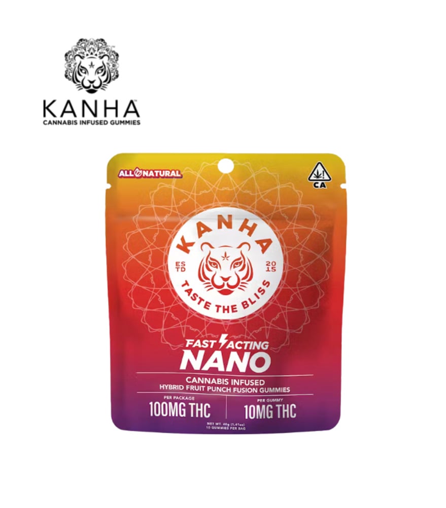 FRUIT PUNCH FUSION 100MG 10 PACK NANO GUMMIES