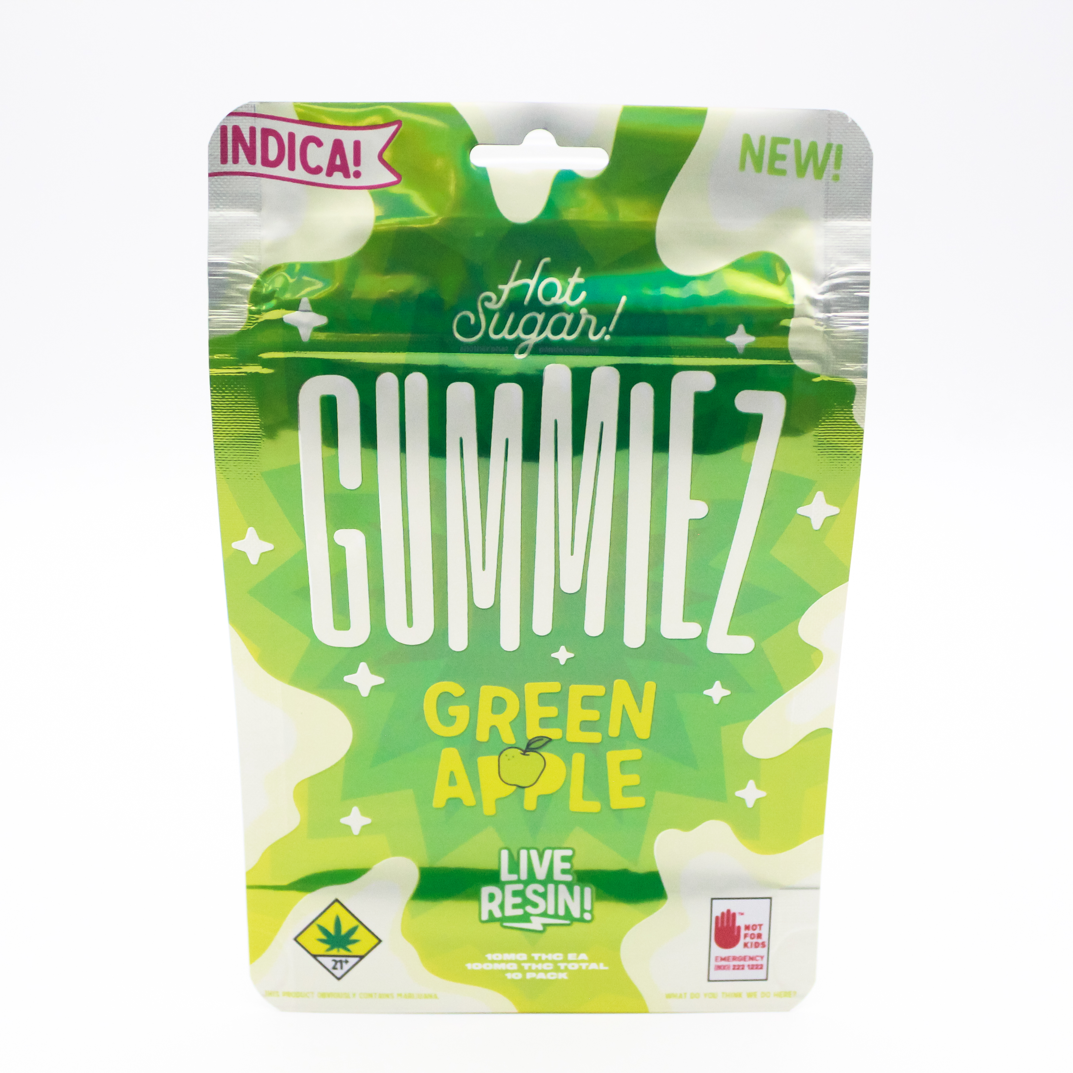 Green Apple - Indica [10pk] (100mg)