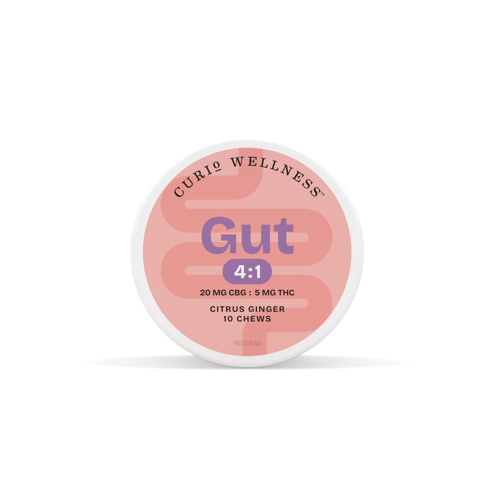 Gut | 4:1 Citrus Ginger [10pk] ((200mg CBG/50mg THC))