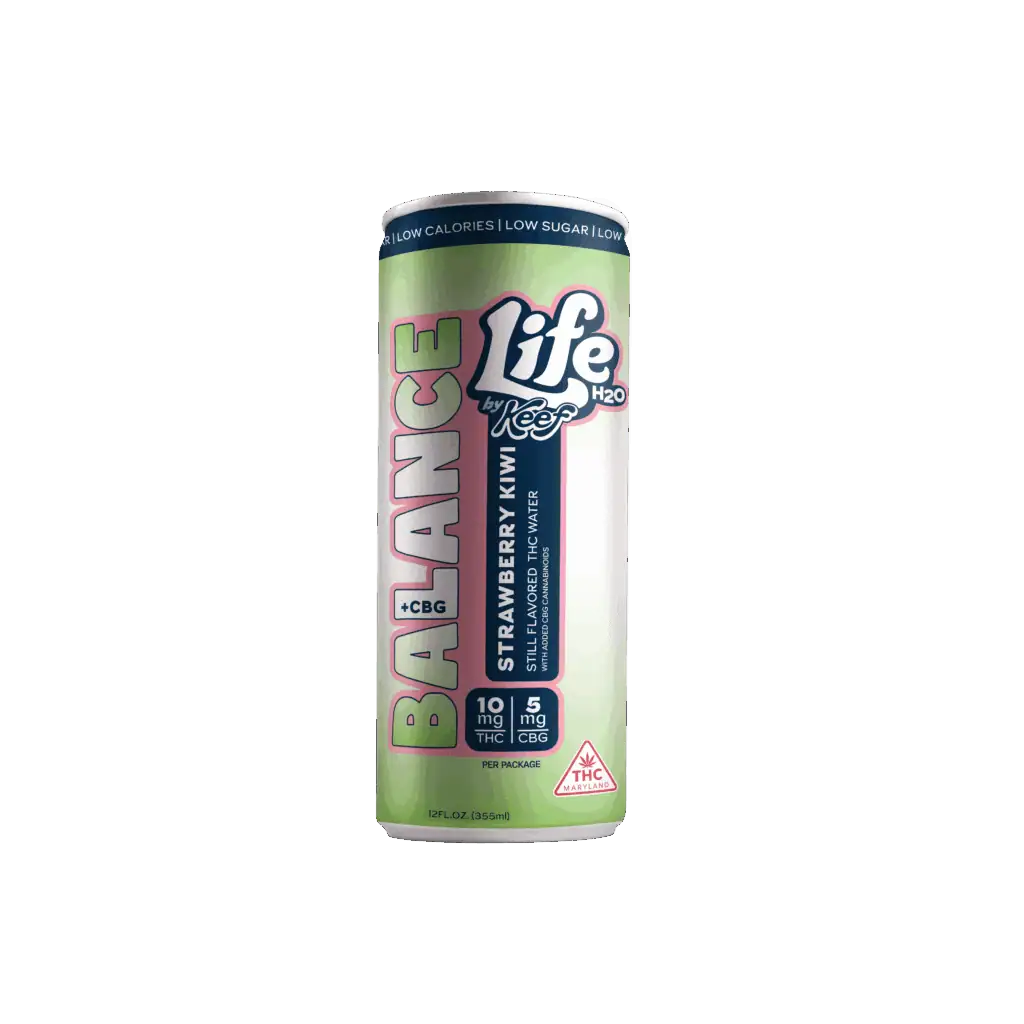 Strawberry Kiwi + CBG [12oz] (10mg THC/5mg CBG) - hybrid edible by