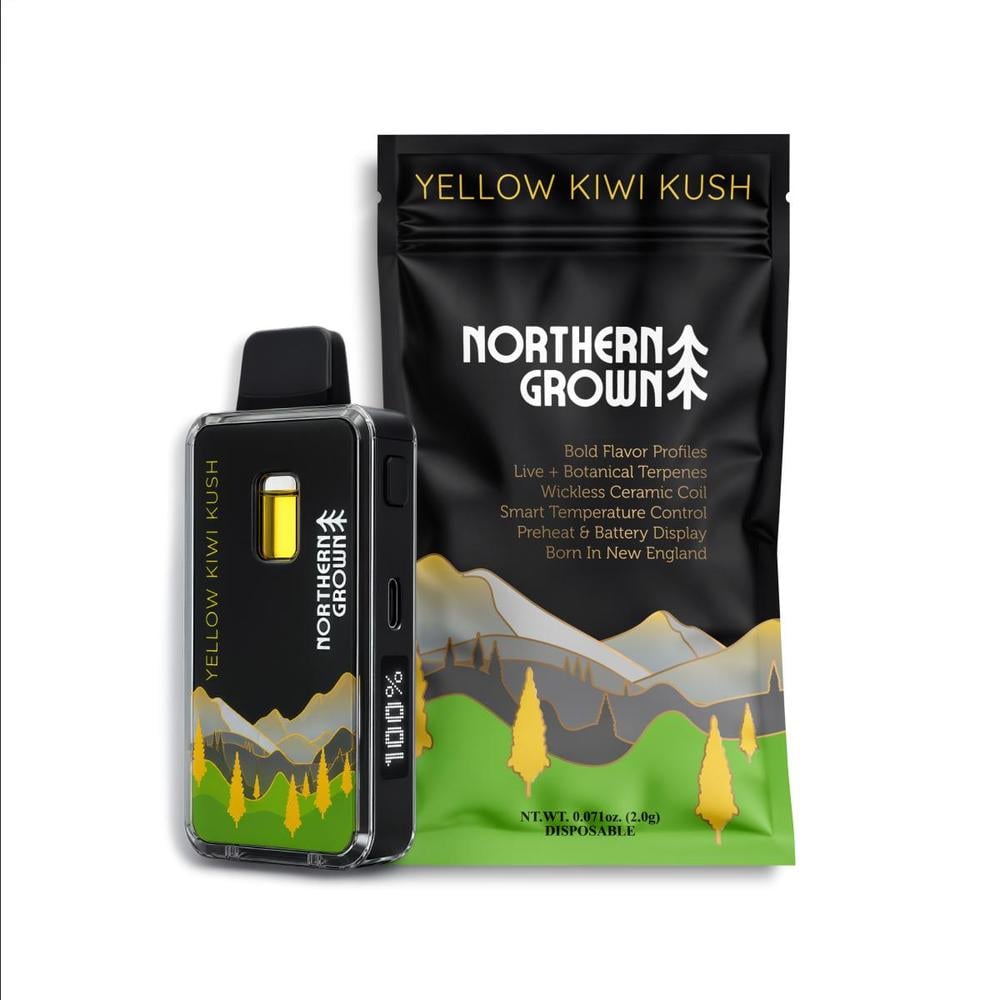 Northern Grown - Yellow Kiwi Kush Juice Box Disposable (2g)