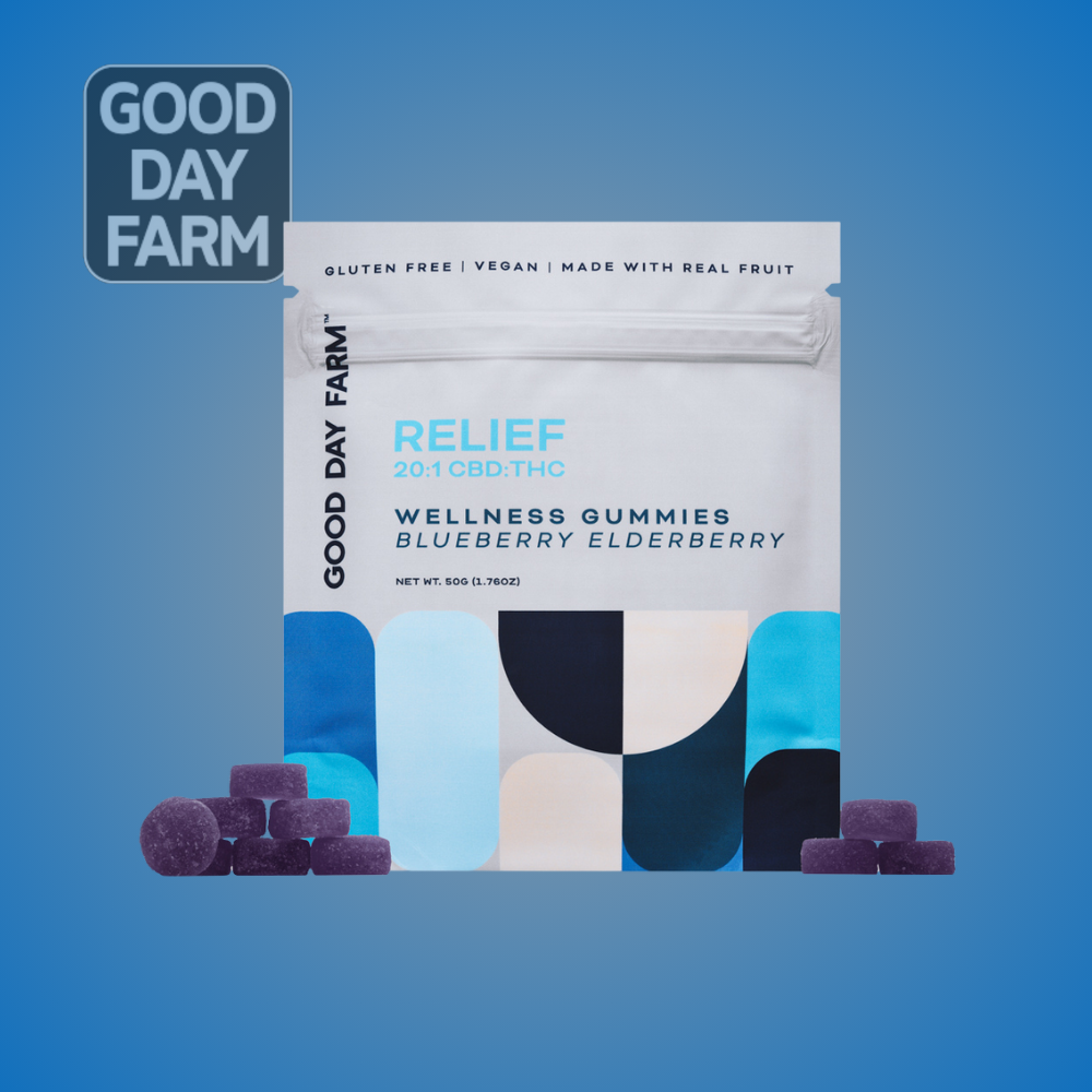 RELIEF - Blueberry Elderberry (2.5mg THC/50mg CBD)