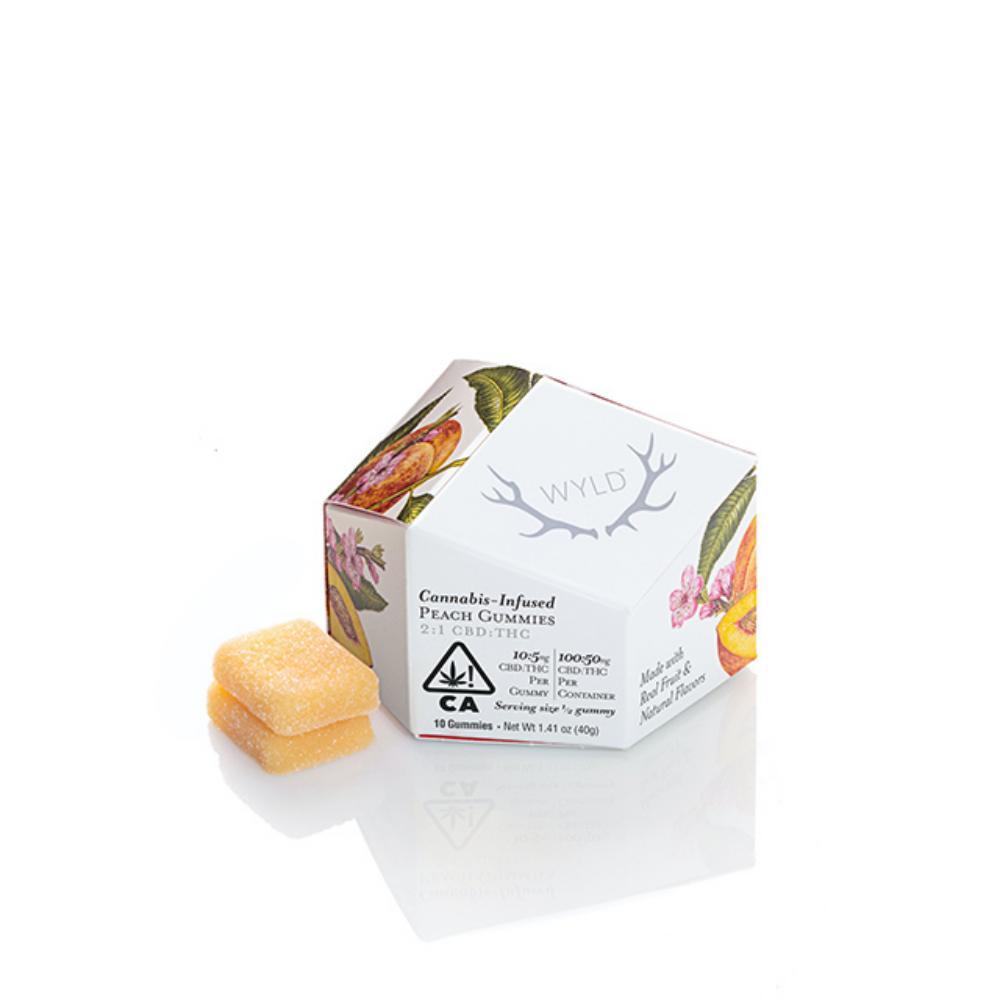 Peach 2:1 CBD + Hybrid Enhanced Gummies | 100mg :50mg