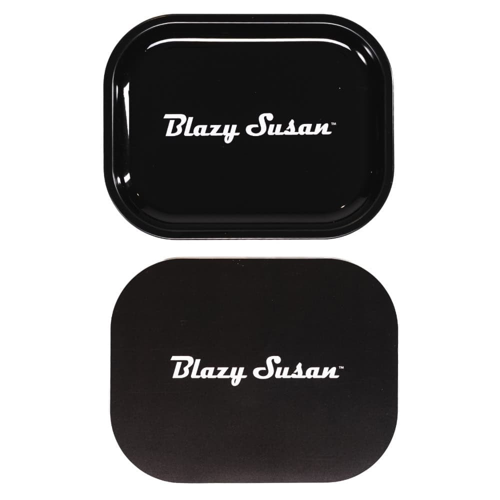 Small Rolling Tray with Lid - Black