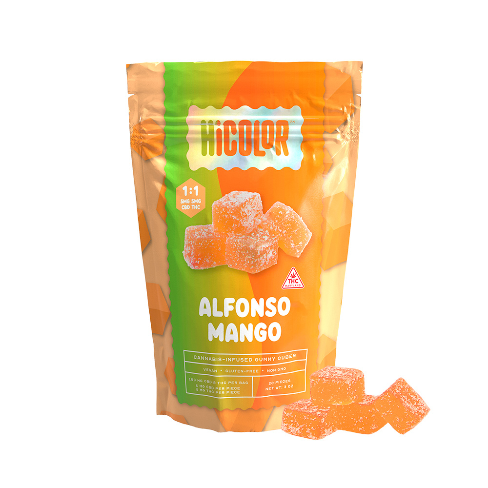 1:1 Alfonso Mango [20pk] (100mg CBD/100mg THC)