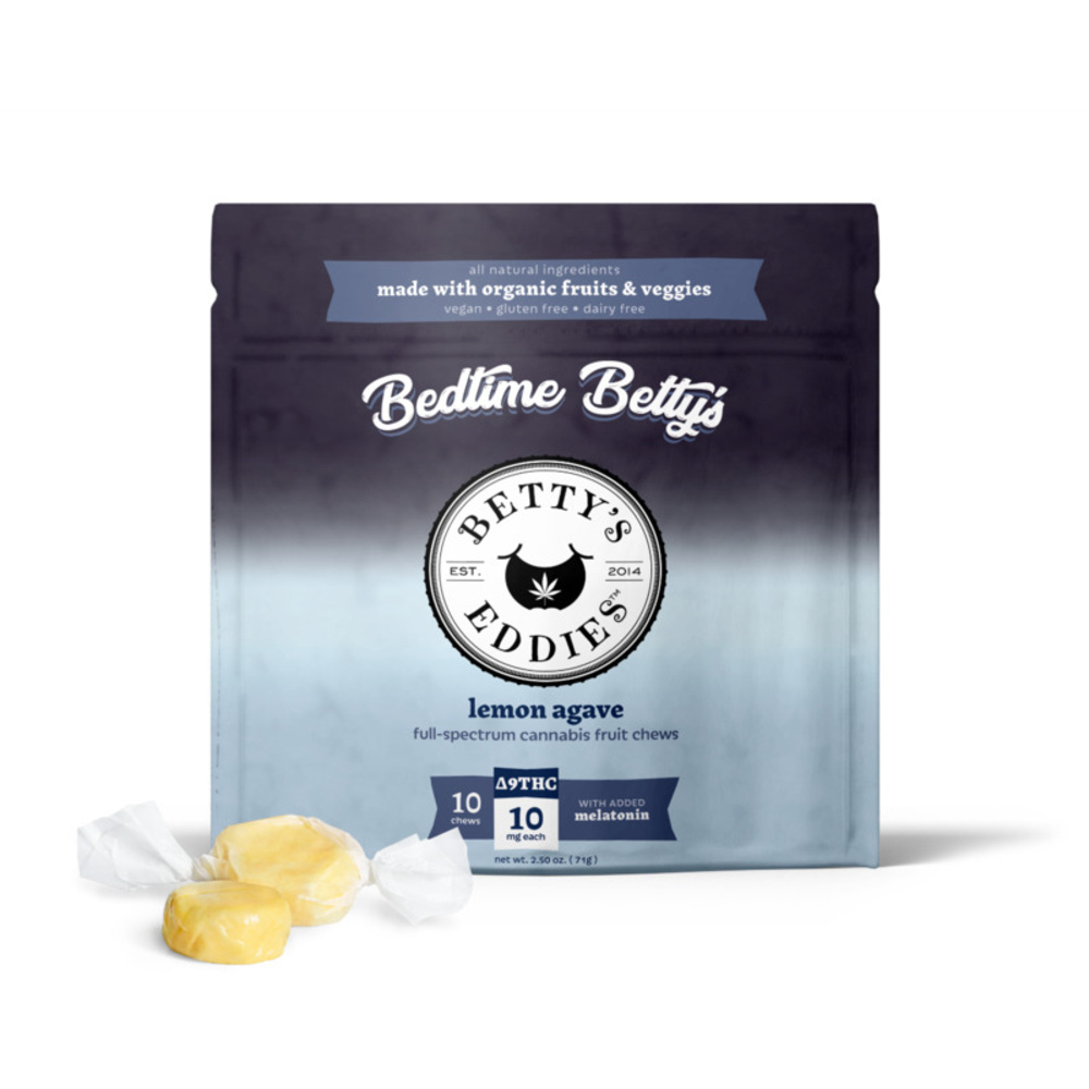 Bedtime Betty’s Lemon Agave [10pk] (100mg THC) Sleep Fruit Chews