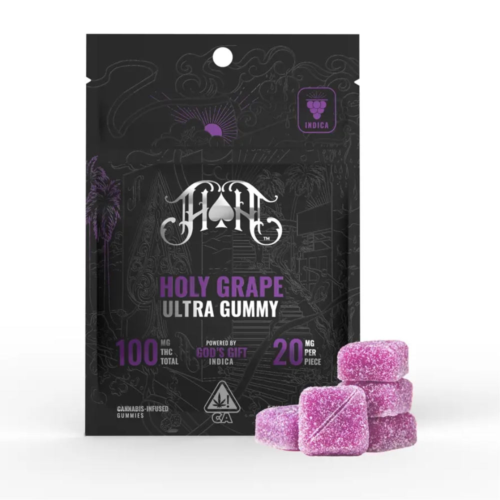 Holy Grape | Indica - Ultra Pure Gummies - 100mg THC