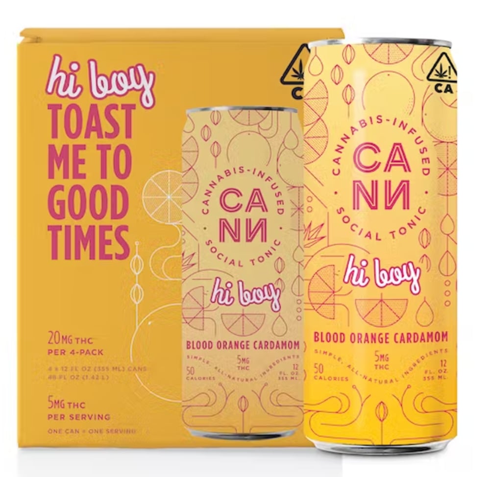 Blood Orange Cardamom Hi Boy [4pk] (5mg per can)