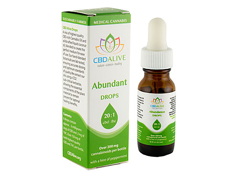 Abundant 20:1 CBD:THC [15ml] (300mg+)
