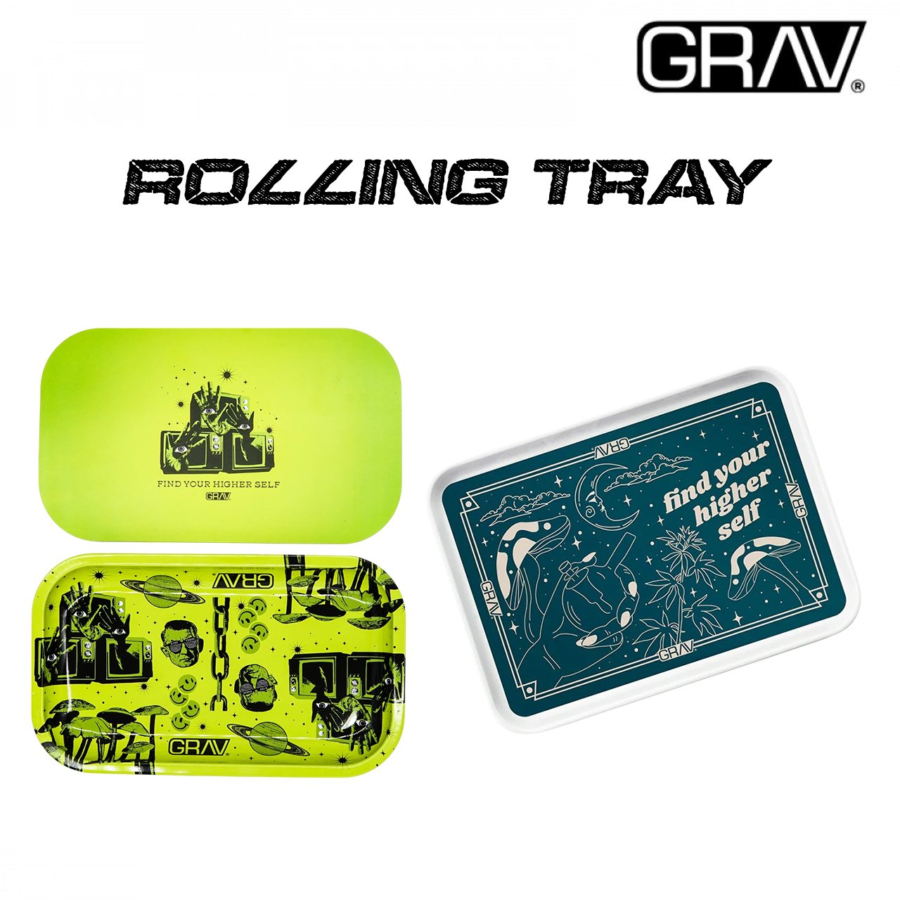Rolling Tray By GRAV