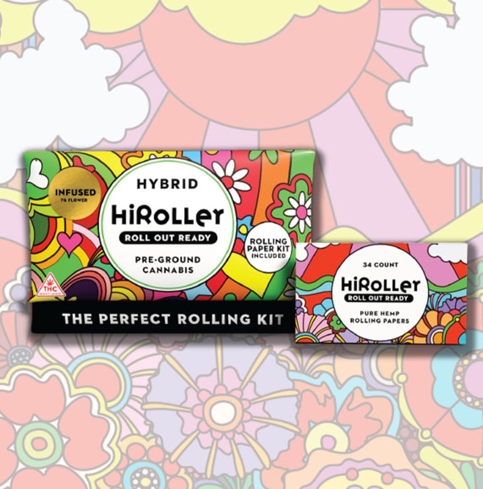 HiRoller | Infused Pre-Roll Kit | Orange Kush Mints | Hybrid | 7g