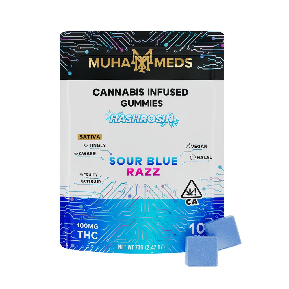 Sour Blue Razz [10pk] (100mg)