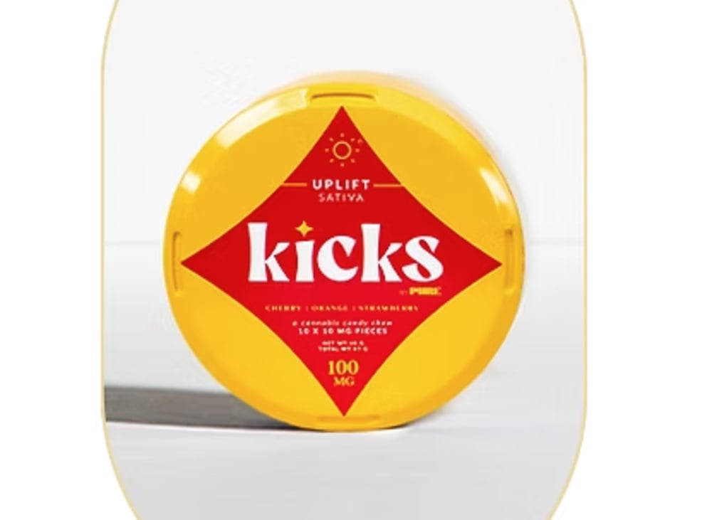 Kicks Cherry Orange Strawberry Uplift [10pk] (100mg THC)