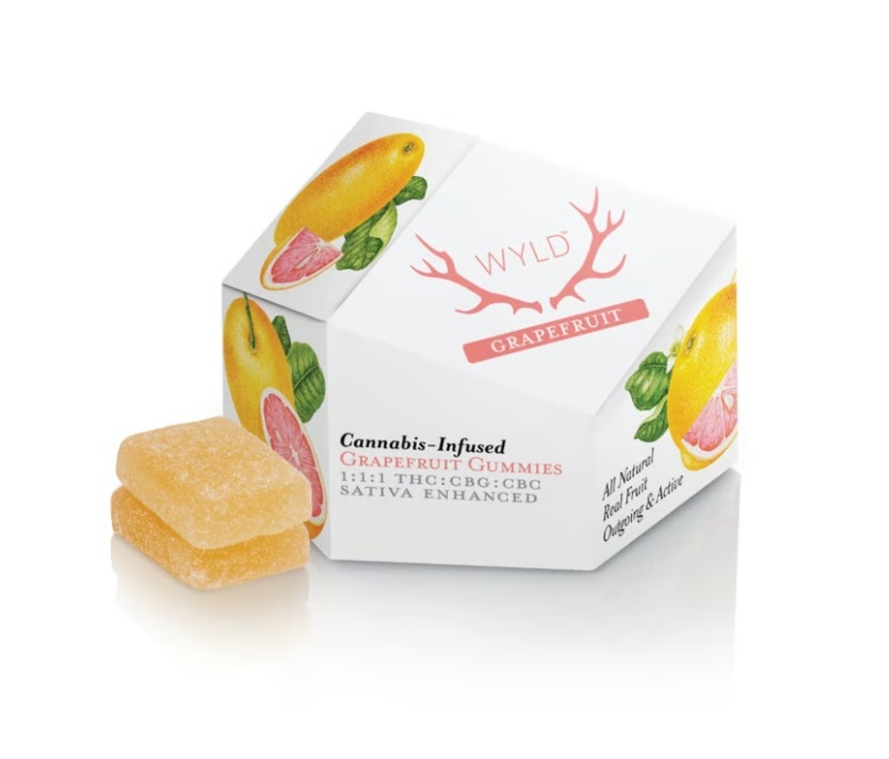 Grapefruit 1:1:1 CBG:CBC + Sativa Enhanced Gummies | 100mg THC:CBG:CBC