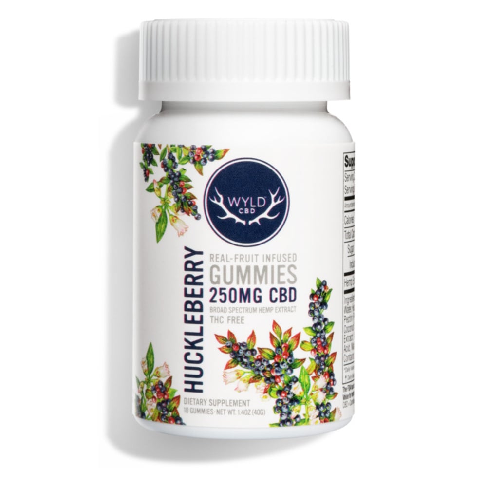 250mg Huckleberry CBD Gummies (10-pack)