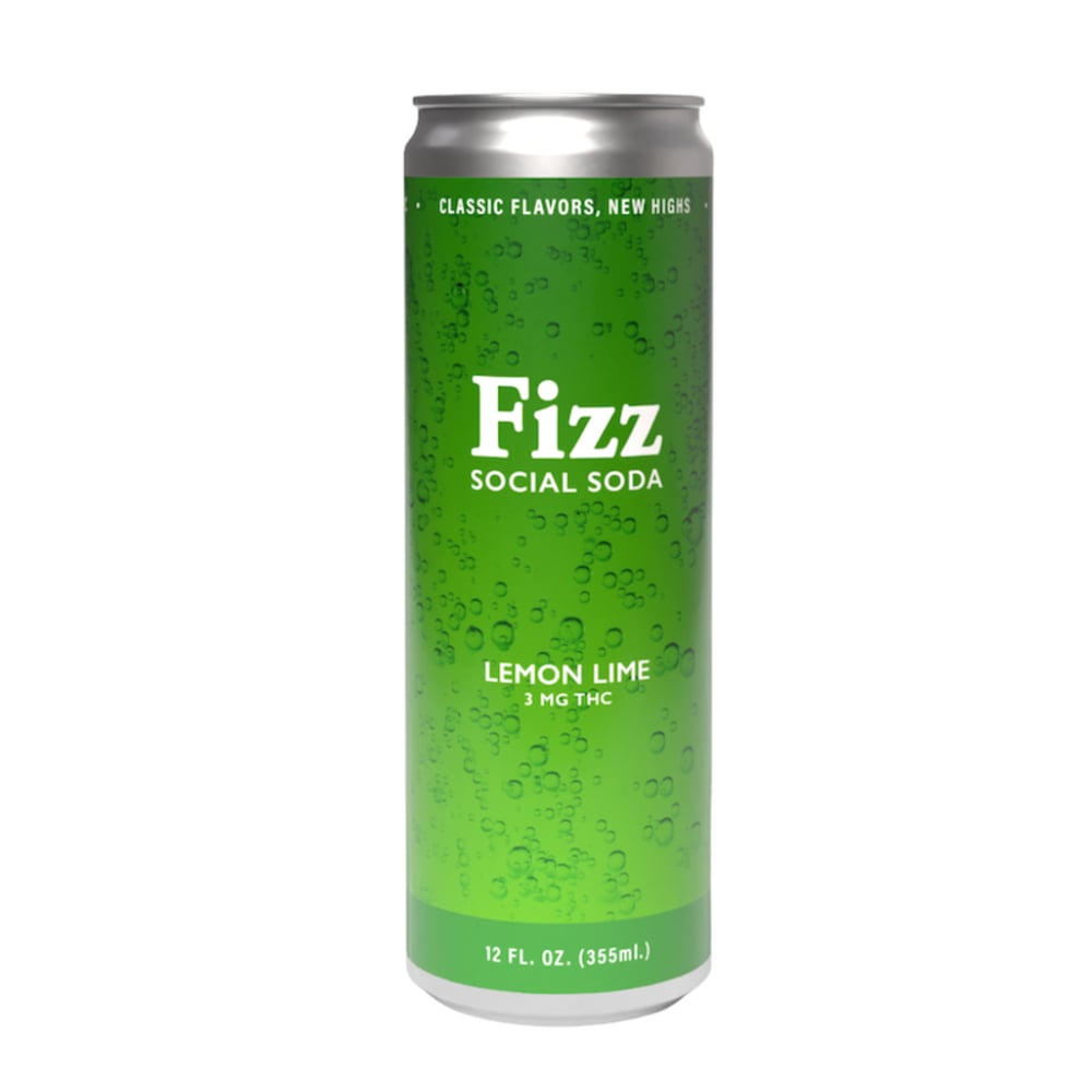 Fizz - Hemp Derived Lemon-Lime Social Soda 12oz (3mg) Fizz - Hemp Derived Lemon-Lime Social Soda 12oz (3mg)