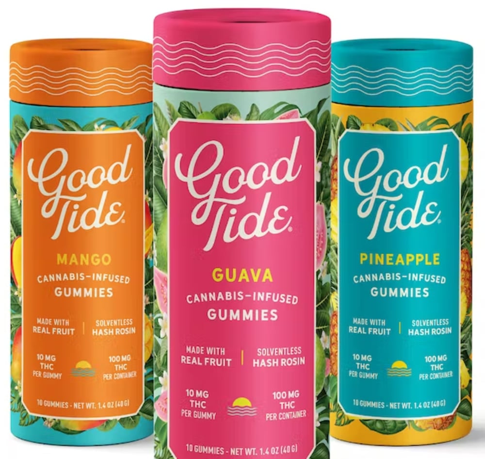 Pineapple Single-Strain Hash Rosin Gummies | Uplifting | 100mg