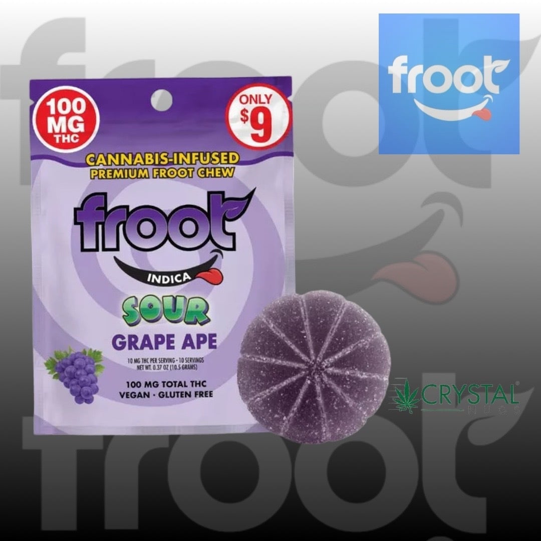 Shop Sour Grape Ape [1pk] (100mg) | Crystal Nugs Dispensary