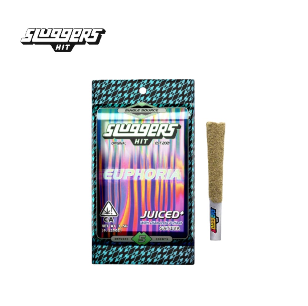 EUPHORIA 3.5G INFUSED 5 PACK PREROLLS