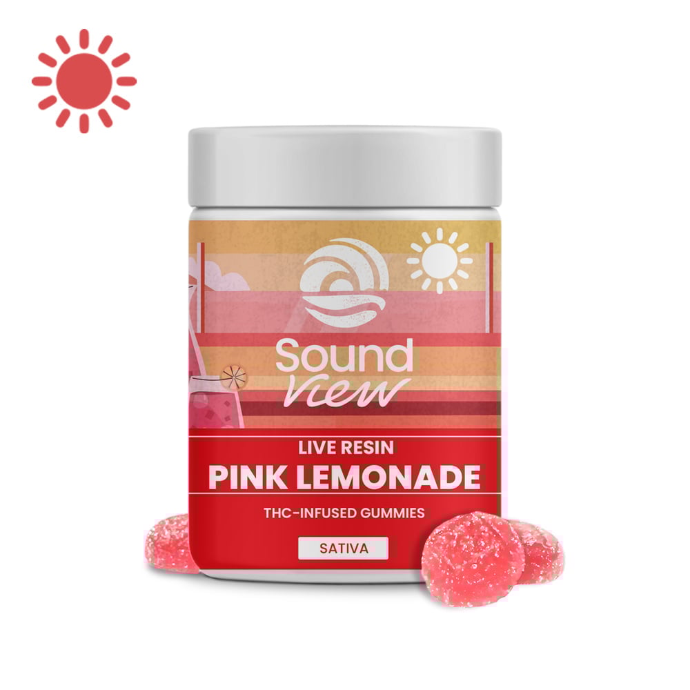 Live Resin Pink Lemonade Gummies | T92.2mg | S | 00168 | 20pk