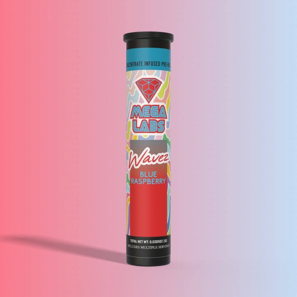 Wavez - Blue Raspberry Infused Pre-Roll (1g)