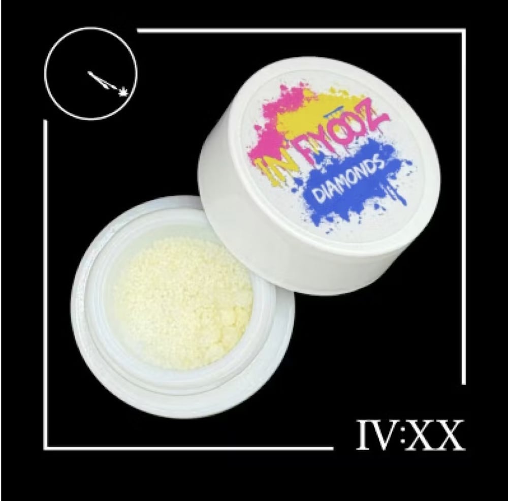  THCA Diamonds - (1g) Concentrate (TAC: 97.39%)