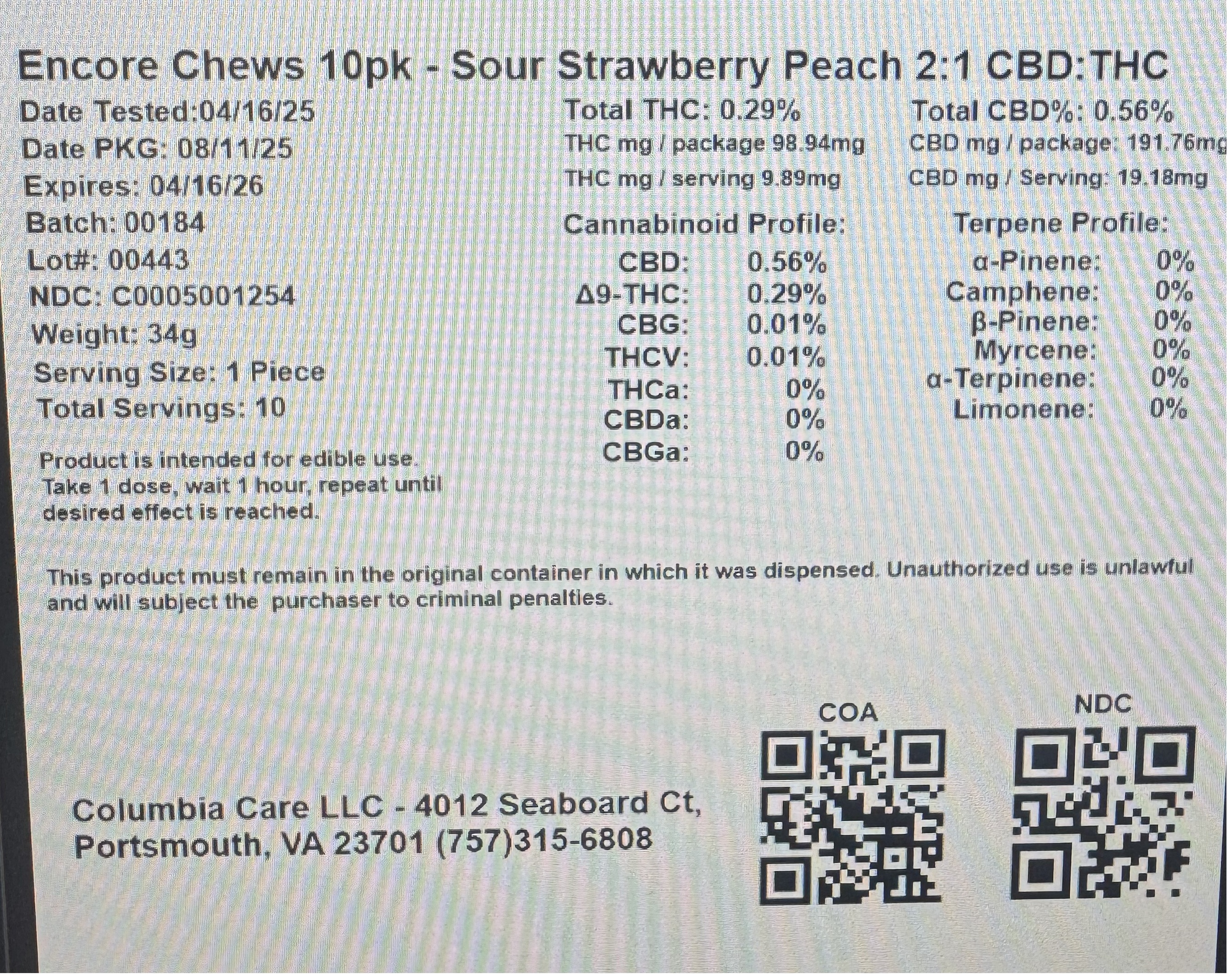 product card