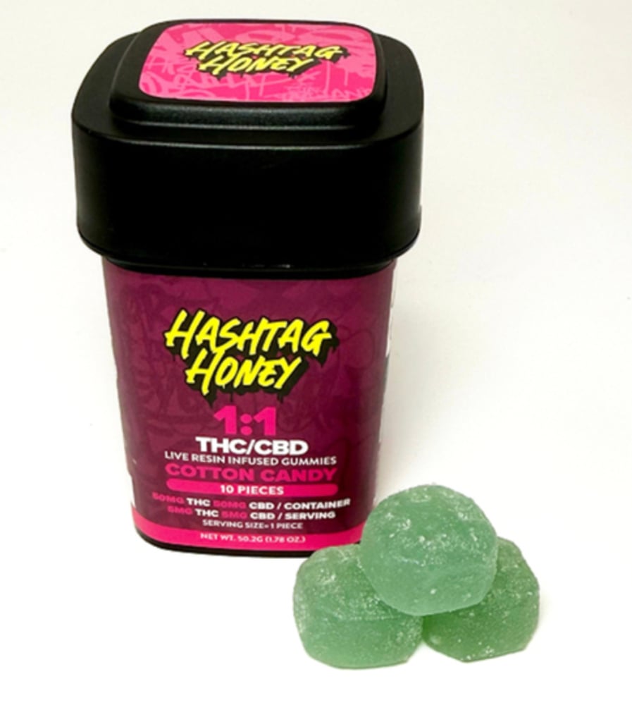 1:1 Cotton Candy [10pk] (50mg CBD/50mg THC)
