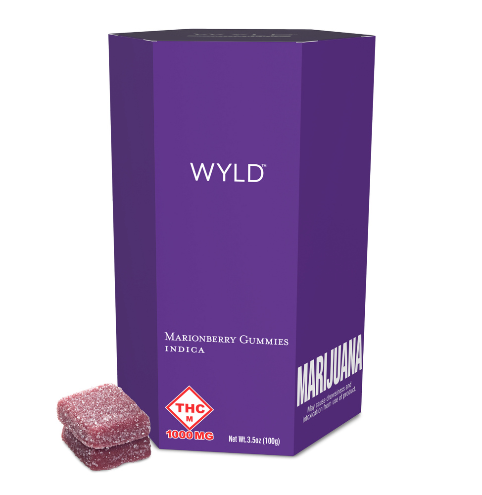 *High Dose* Marionberry Indica Enhanced Gummies | 1000mg